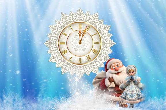 "Волшебные часы Нового года!"